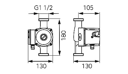 POMPA CIRCULATIE 25-40-180 WEBERMAN/FERRO 0201W [3]