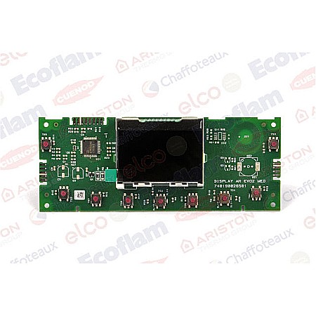 PLACA ELECTRONICA DISPLAY CENTRALA TERMICA ARISTON CLAS B ONE, CLAS ONE ORIGINAL ARISTON 65115776-04 [1]