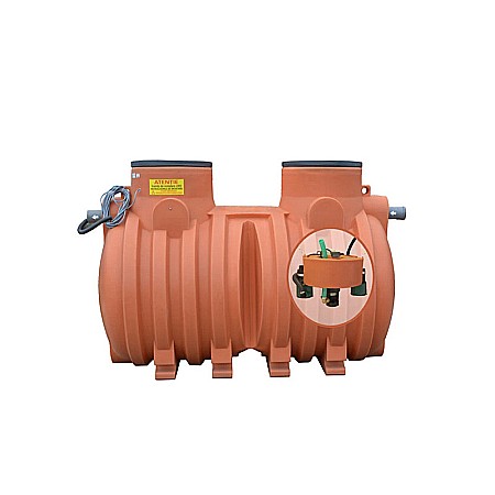 Fose Septice, Separatoare de Grasimi - Statie epurare ape uzate sbr 7/12 q=1.5 mc/zi 7-12 persoane 4700l automatizata 48600000008 Aquaclean Valrom
