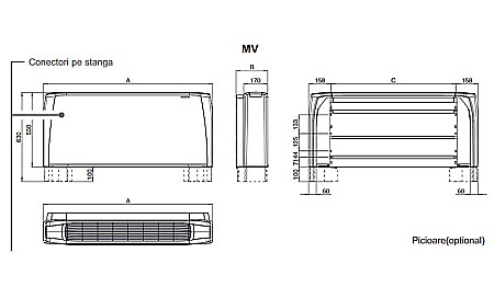 VENTILOCONVECTOR SABIANA CARISMA CRC CARCASAT MV CRC 74 [8]