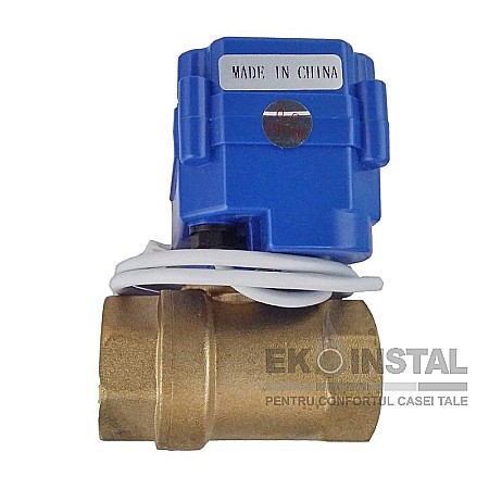 DETECTOR INUNDATIE SERVOVANA CU 2 SENZORI DN25 WLD-807 SANIKIT [3]