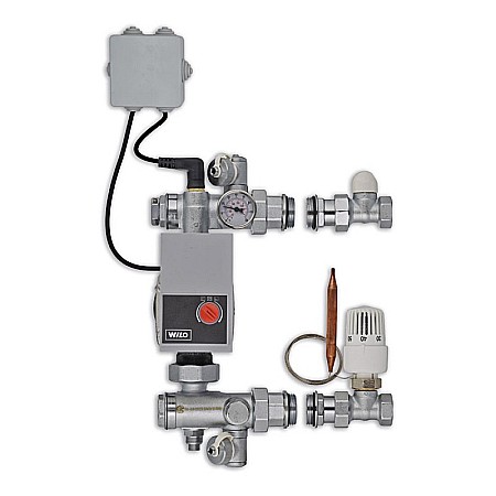 Grup amestec si pompare incalzire pardoseala - KIT PARDOSEALA GRUP AMESTEC TERMOSTATAT POMPA ELECTRONICA DREAPTA LATERAL 250KDV-Y066-60 TESA