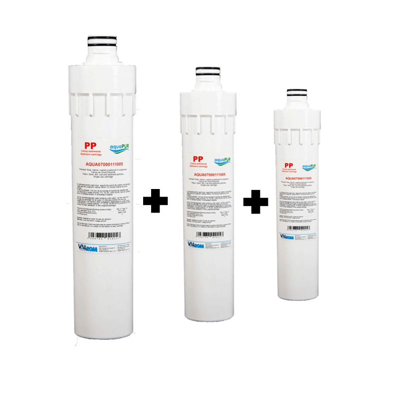 Tratare apa - Pachet Cartus filtrant sedimente PP quick-change AQUA07000111005 Aquapur Valhoh Valrom