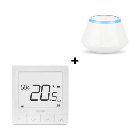 Blog - Pachet TERMOSTAT WIRELESS DIGITAL PROGRAMABIL SALUS SQ610RF QUANTUM PENTRU SALUS IT600 + GATEWAY IT600 SMART HOME SALUS UGE600 COORDONATOR INCORPORAT