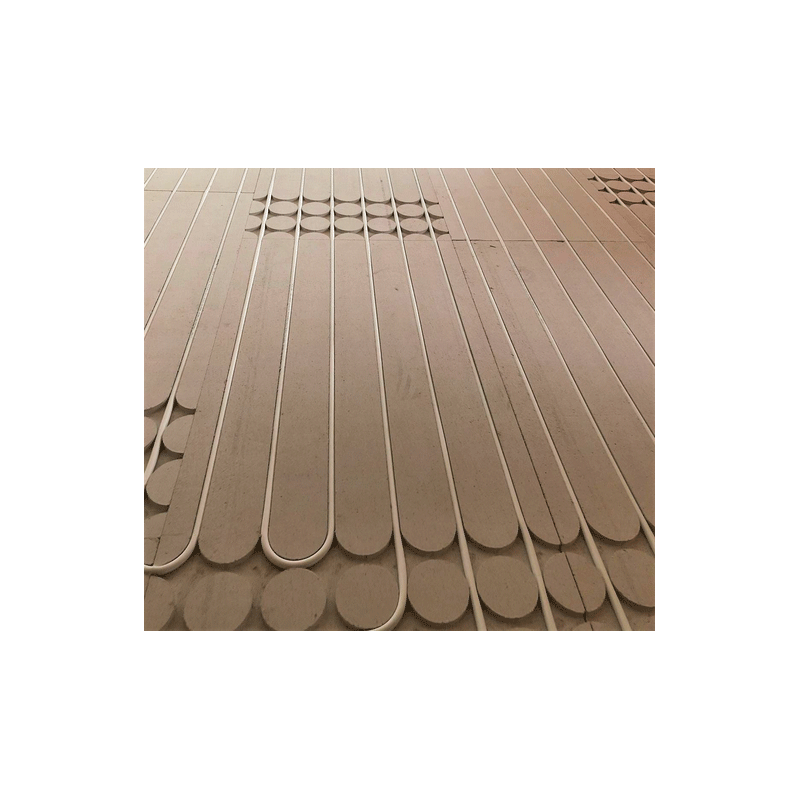 Accesorii incalzire in pardoseala - Panou radiant fibrogips INDECAL 18mm cu frezari circulare/liniare 1200x600mm