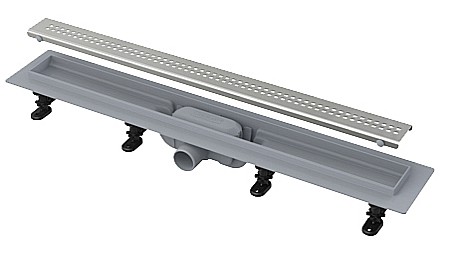Obiecte Sanitare - RIGOLA DUS 550MM ALCA CU GRATAR PERFORAT SIMPLE APZ9-550M