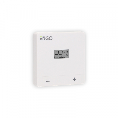 TERMOSTAT DE AMBIENT CU FIR ENGO EASY-BATW ALB [2]