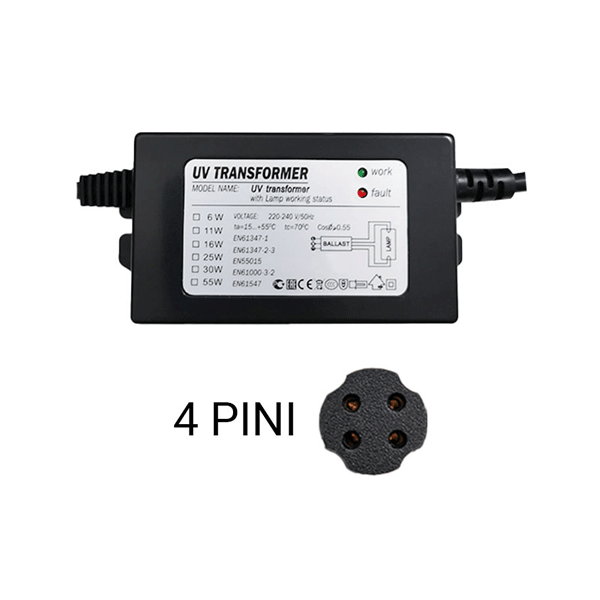 Tratare apa - Transformator balast sterilizator UV 55W 4 PINI