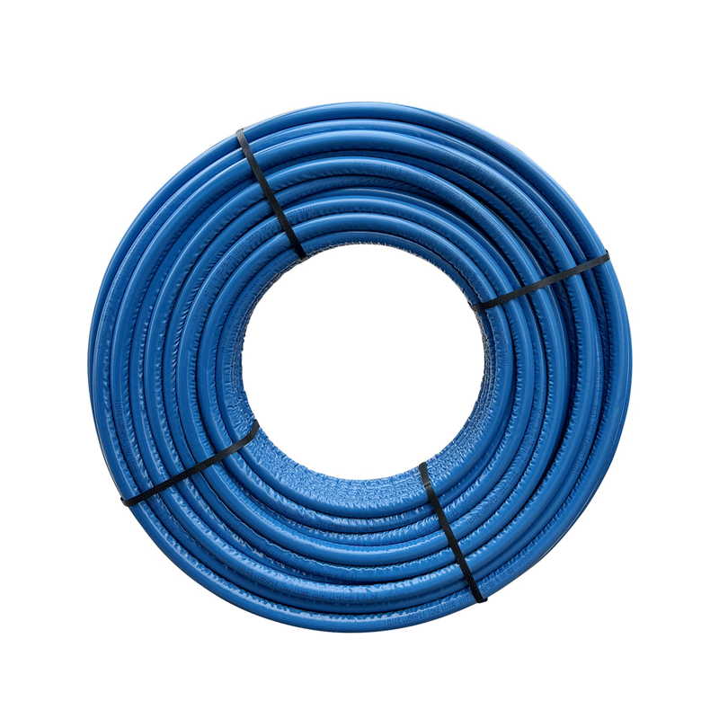 Tevi pex, multistrat pexal, pert - Tub PEX 25X2,0 cu izolatie albastra colac 50m 0330009 Tiemme