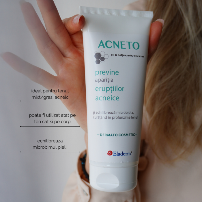 Acneto gel de curatare pentru ten acneic 200ml [4]