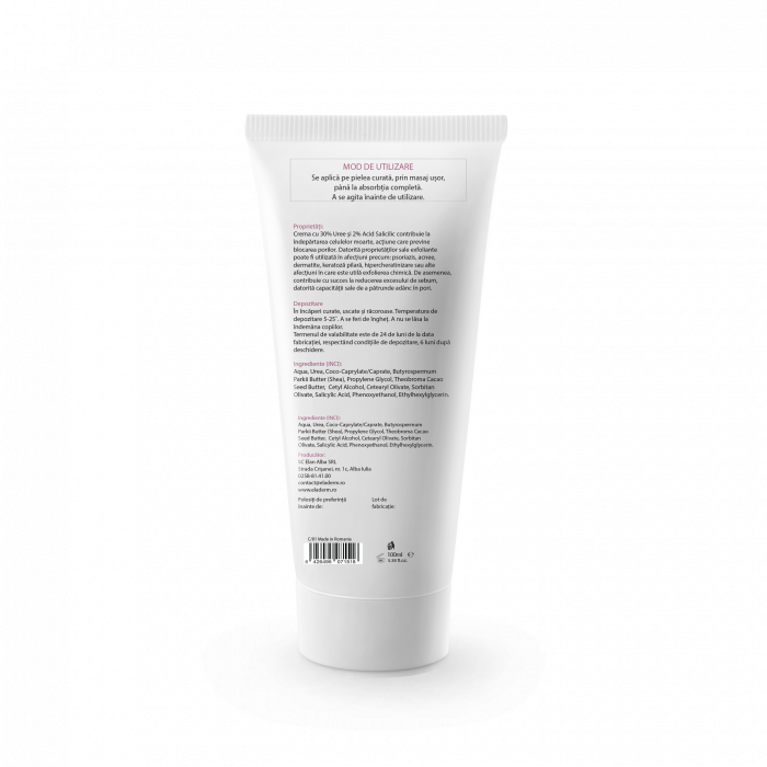 Crema hidratant-exfolianta cu 30% Uree si 2% Acid Salicilic 100ml [2]