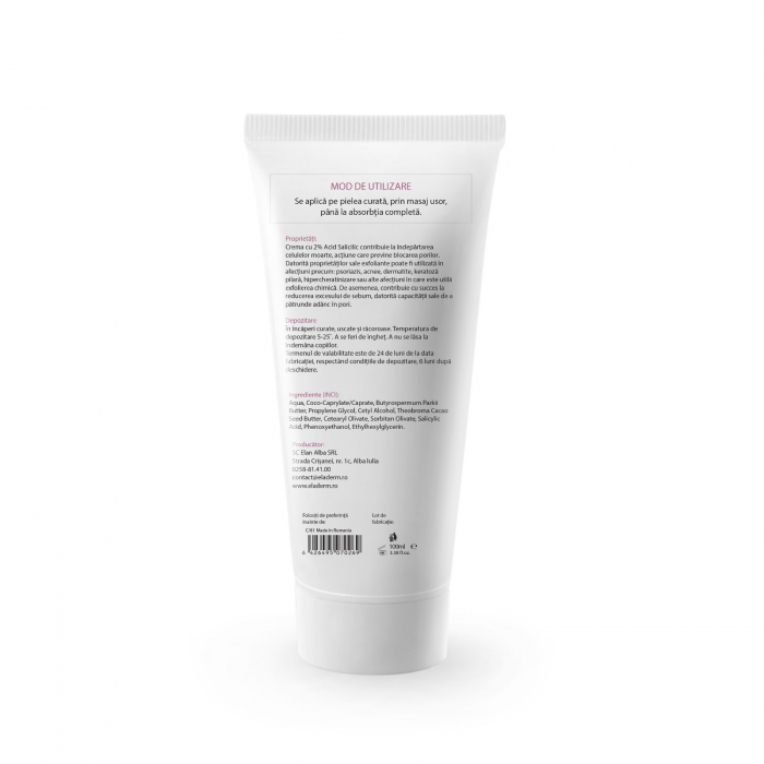 Crema hidratant-exfolianta cu 2% Acid Salicilic 100ml [2]