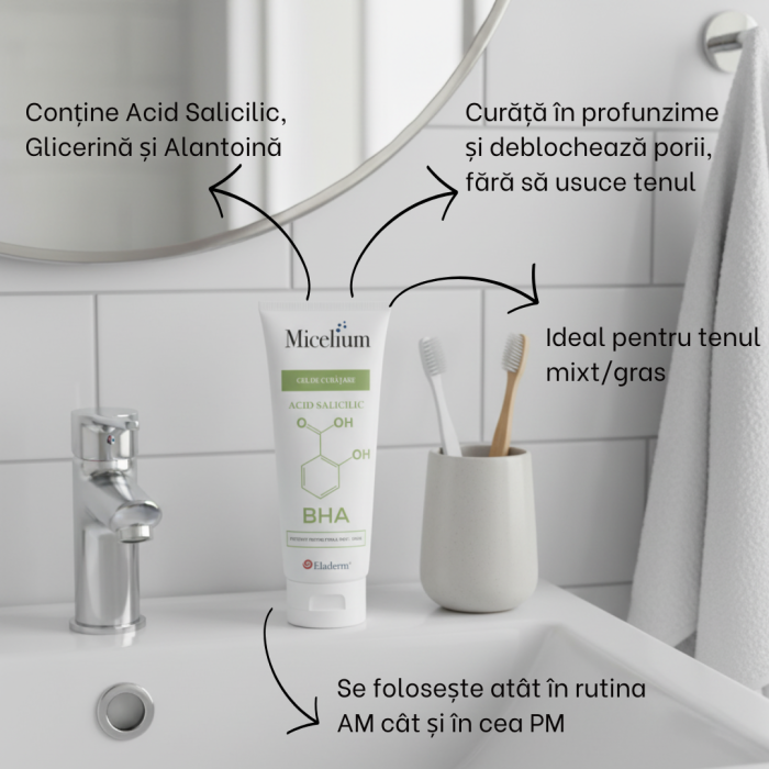 Gel de curatare cu BHA, pentru ten mixt/gras - 200ml [3]