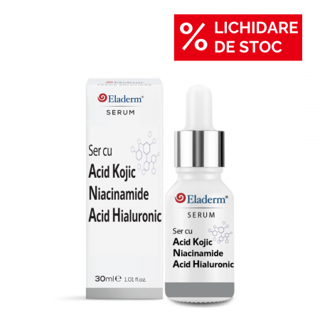 Produse pentru pete pigmentare - Ser cu Acid Kojic, Niacinamida si Acid Hialuronic 30ml
