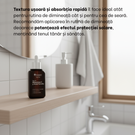 Ser cu Vitamina C lipozomala, Acid Ferulic, si Acid Hialuronic 30ml [1]