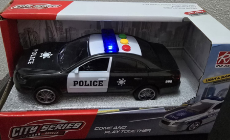 JUCARII BAIETI - Masina de politie cu lumini si sunete
