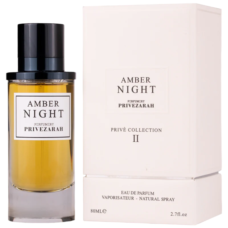 Apa de parfum Amber Night, Privezarah, Unisex - 80 ml