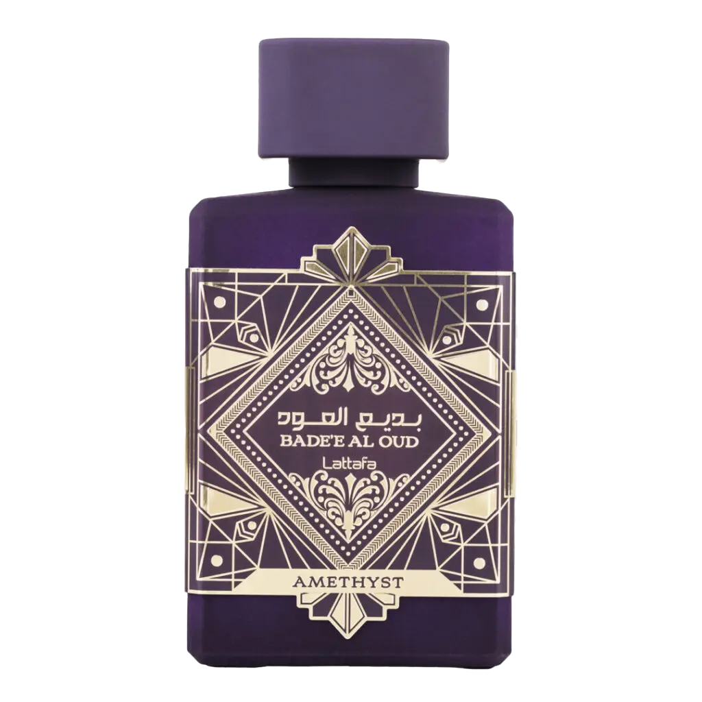 Apa de Parfum Bade e Al Oud Amethyst, Lattafa, Unisex - 100ml - Inspirat din Initio Atomic Rose