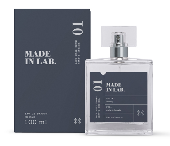 Apa de parfum No.01, Made in Lab,  Barbati - 100 ml - Inspirat din P.R. 1 Million (100 ml)