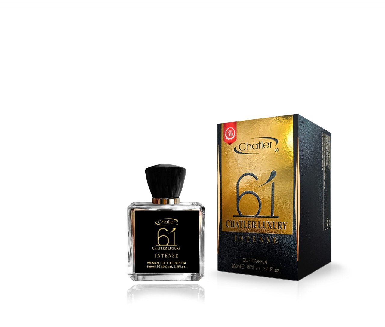 Apa de parfum 61 Intense Luxury, Chatler, Femei - 100 ml -  Inspirat din G.A. Si Intense