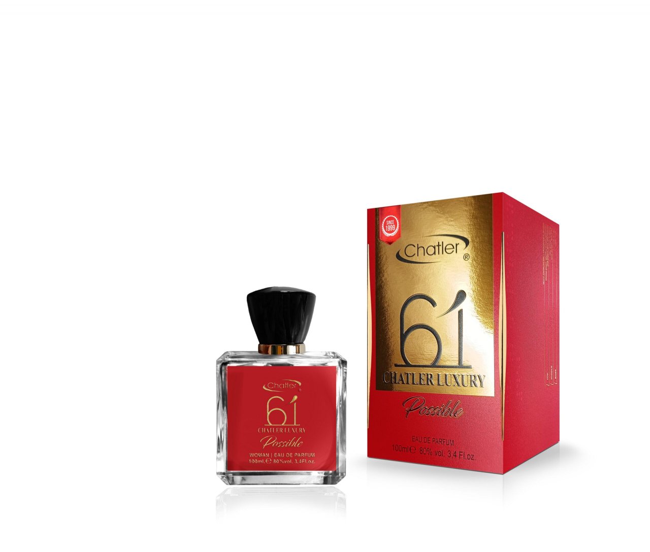 Apa de parfum 61 Luxury Possible, Chatler, Unisex - 100 ml - Inspirat din G.A. Si PassioneVV