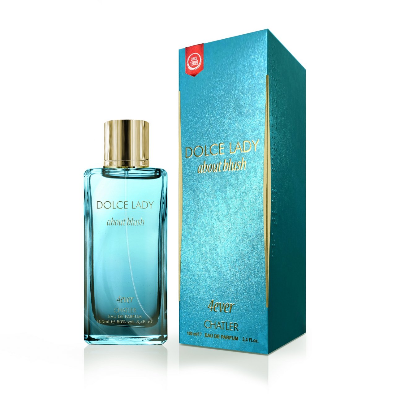 Apa de parfum Dolce Lady About Blush 4Ever, Chatler,  Femei - 100 ml - Inspirat din DolceGabbana Light Blue Forever