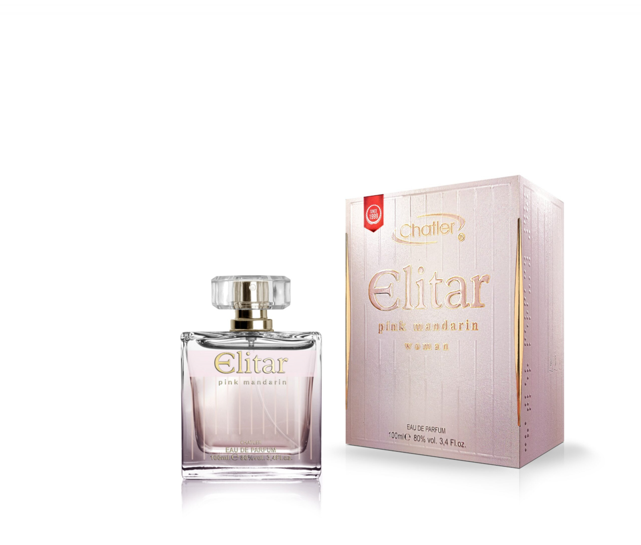 Apa de parfum Elitar Pink Mandarin, Chatler, Unisex - 100 ml - Inspirat din CHLO,ˆsa Signature Rose Tangerine