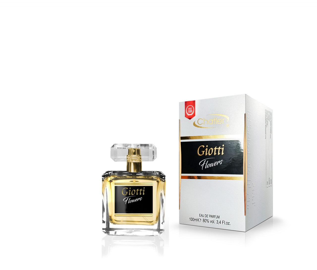 Apa de parfum Giotti Flowers, Chatler,  Femei - 100 ml - Inspirat din Gucci Flora by Gucci