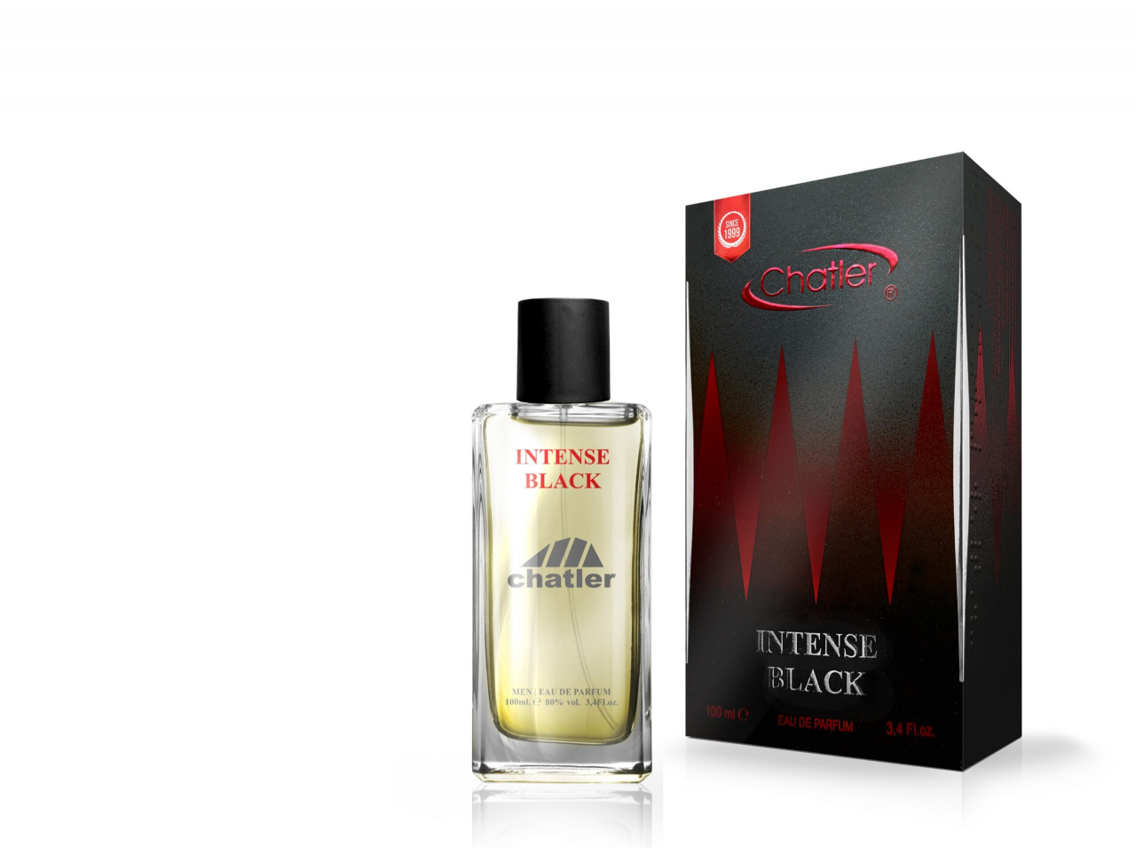 Apa de parfum Intense Black Men, Chatler, Barbati - 100 ml - Inspirat din Adidas Active Body