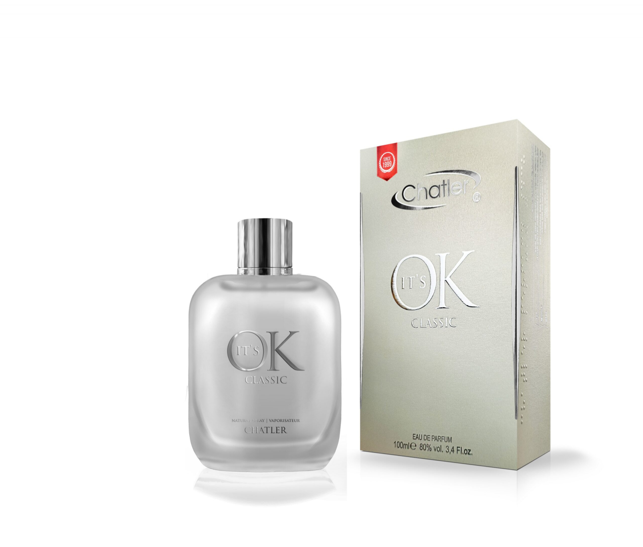 Apa de parfum It s OK Classic, Chatler, Unisex - 100 ml - Inspirat din Calvin Klein CK One