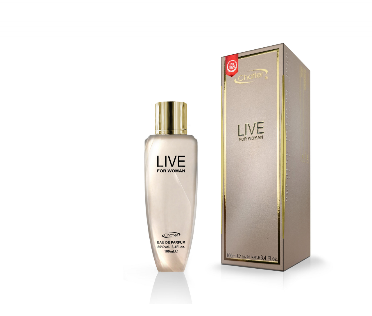 Apa de parfum Live Woman, Chatler, Femei - 100 ml - Inspirat din Hugo Boss Ma Vie Femme