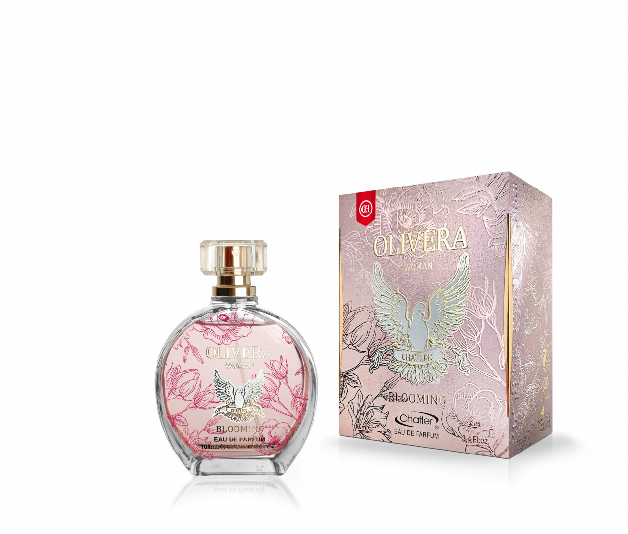 Apa de parfum Olivera Blooming Woman, Chatler, Femei - 100 ml - Inspirat din Olymp,ˆs a Blossom