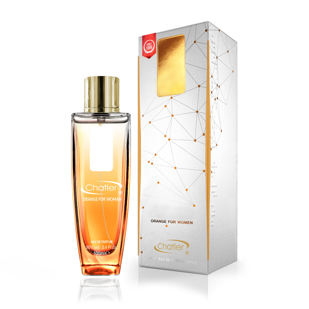 Apa de parfum Orange Woman, Chatler, Femei - 100 ml - Inspirat din Hugo Boss Orange Woman