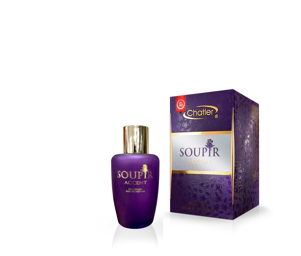 Apa de parfum Soupir Accent Woman, Chatler, Femei - 100 ml - Inspirat din Sospiro Accento