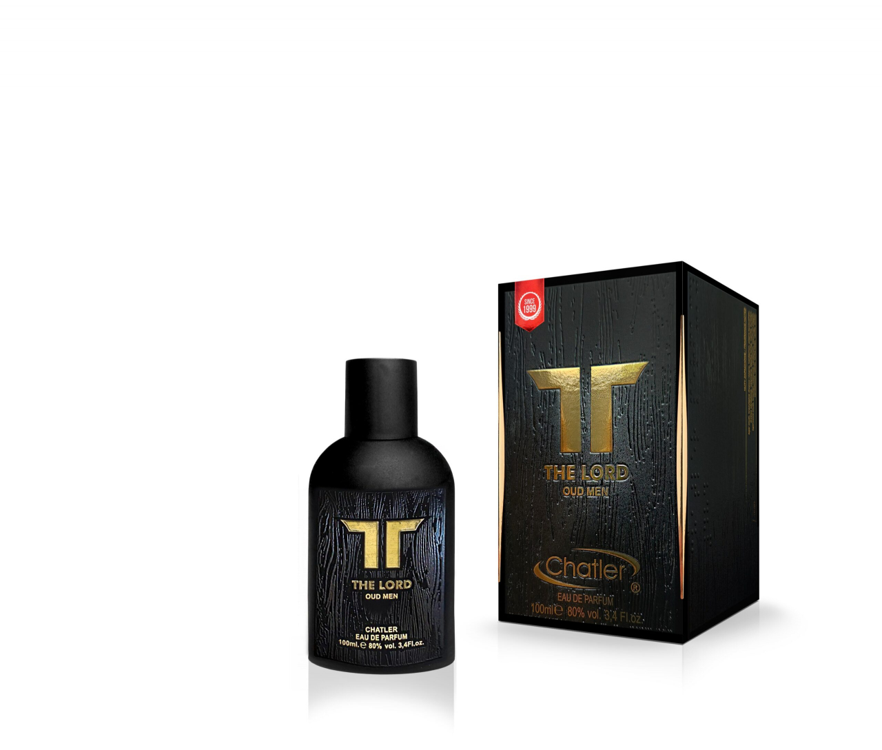 Apa de parfum The Lord Oud Men, Chatler, Barbati - 100 ml - Inspirat din T.F. Oud Wood (specific for Middle East Africa)