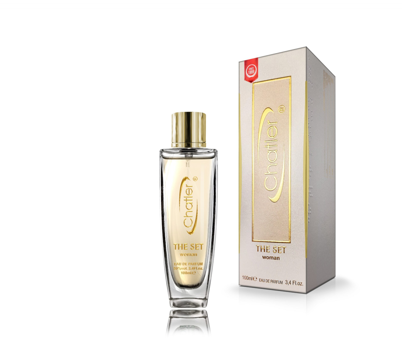 Apa de parfum  The Set Woman, Chatler, Femei - 100 ml - Inspirat din Hugo Boss The Scent Woman