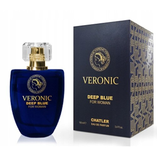 Apa de parfum Veronic Deep Blue, Chatler, Femei - 100 ml - Inspirat din V. Dylan Blue Woman