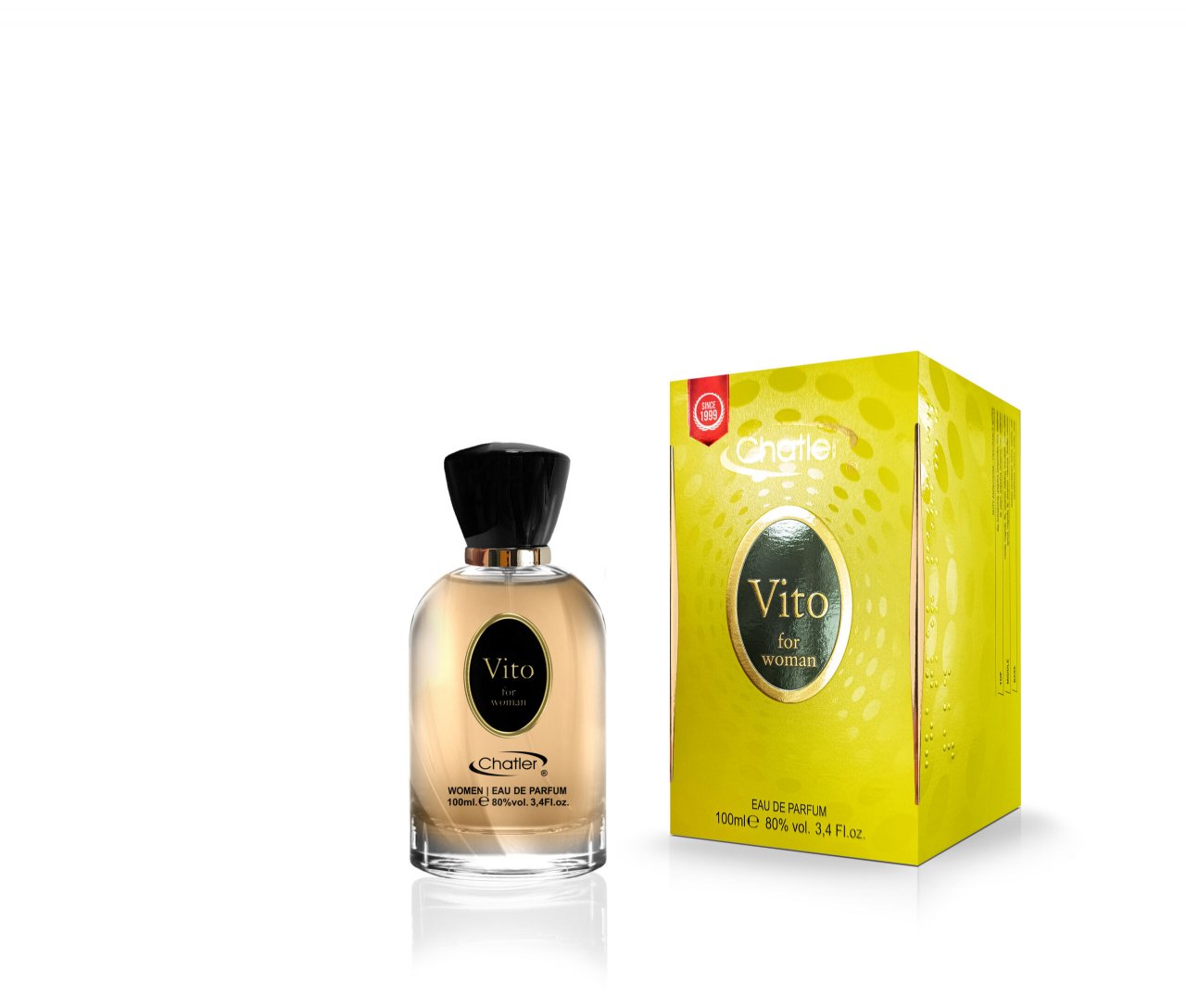 Apa de parfum Vito, Chatler, Femei - 100 ml - Inspirat din C.D. Dolce Vita