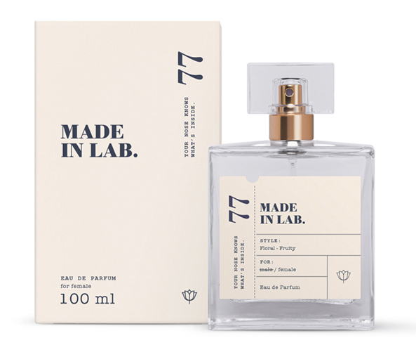 Apa de parfum No.77, Made in Lab, Femei -100 ml - Inspirat din Boss The Scent For Her Parfum Edition Hugo Boss (100 ml)