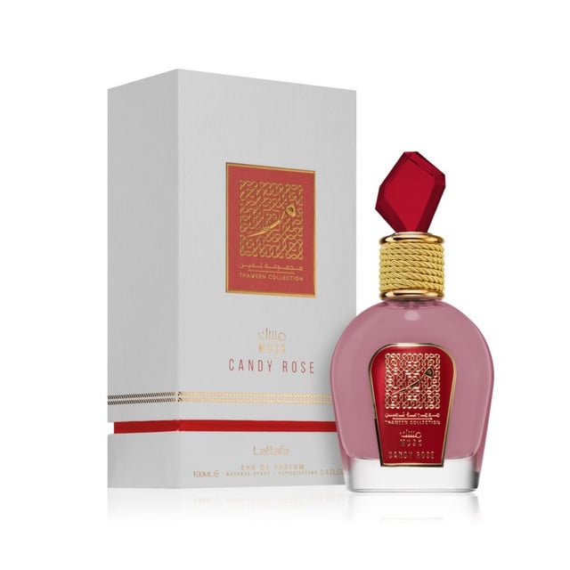 Apa de parfum Candy Rose, Lattafa, Femei - 100 ml