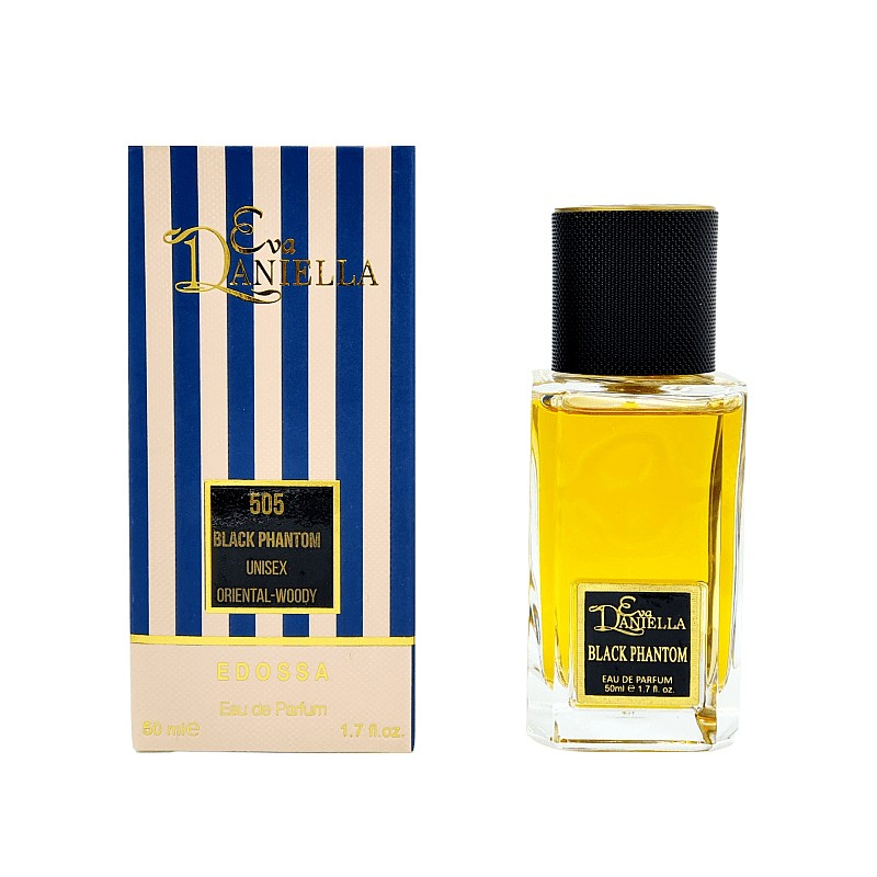 Apa de parfum Edossa 505, Edossa Cosmetics, Unisex - 50 ml - Inspirat din Kilian Black Phantom