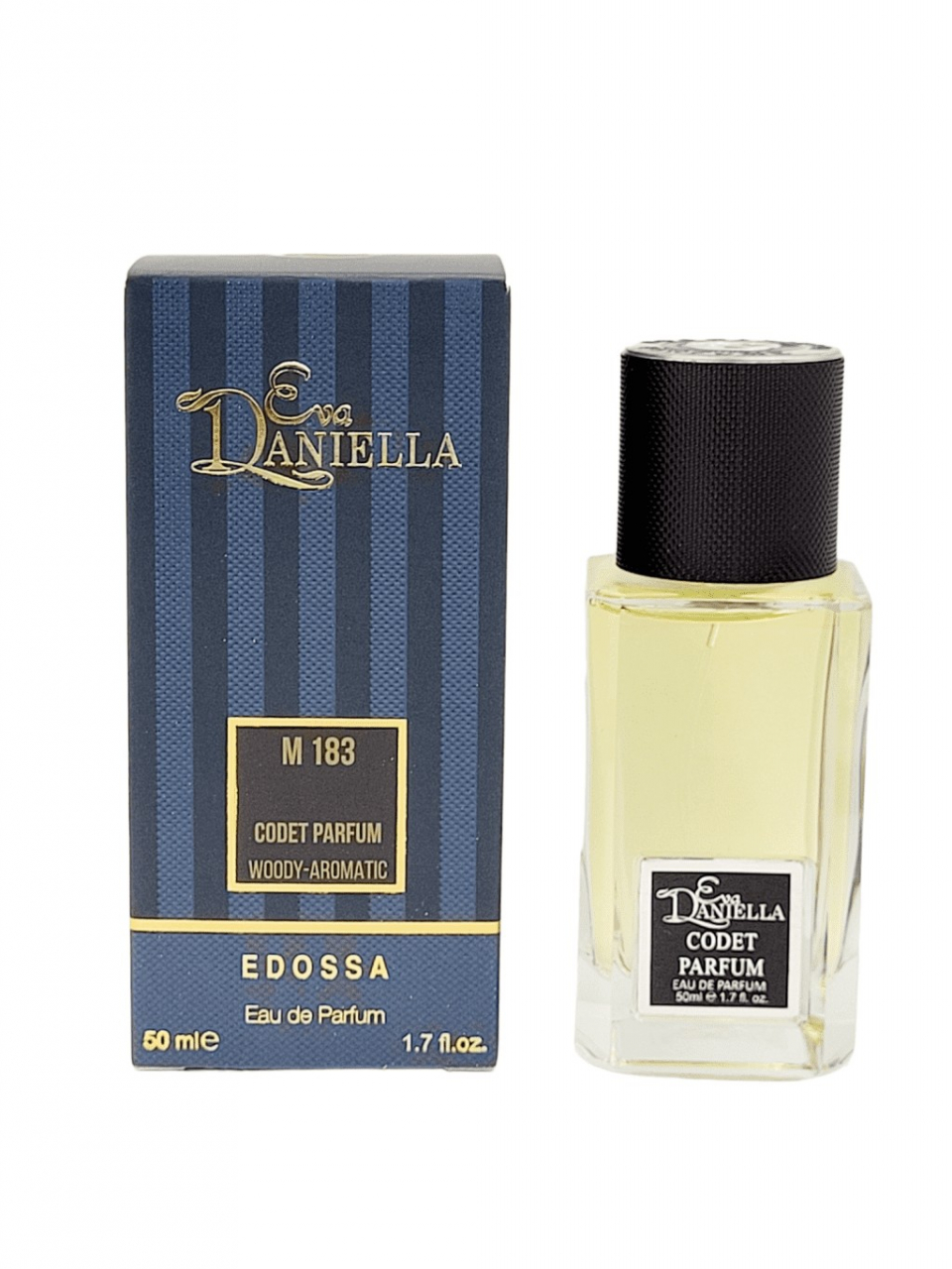 Apa de parfum Edossa Codet Parfum, M183, Edossa Cosmetics, Barbati - 50 ml - Inspirat din G.A. CODE PARFUM 2022