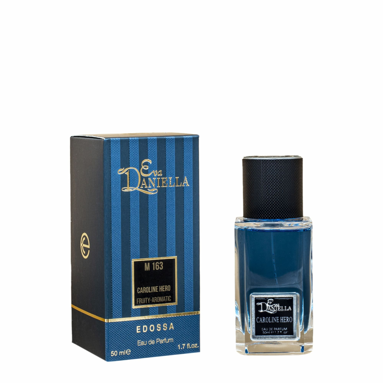 Apa de parfum EDOSSA M163, Edossa Cosmetics, Unisex - 50 ml - Inspirat din C.H. 212 Men Hereos