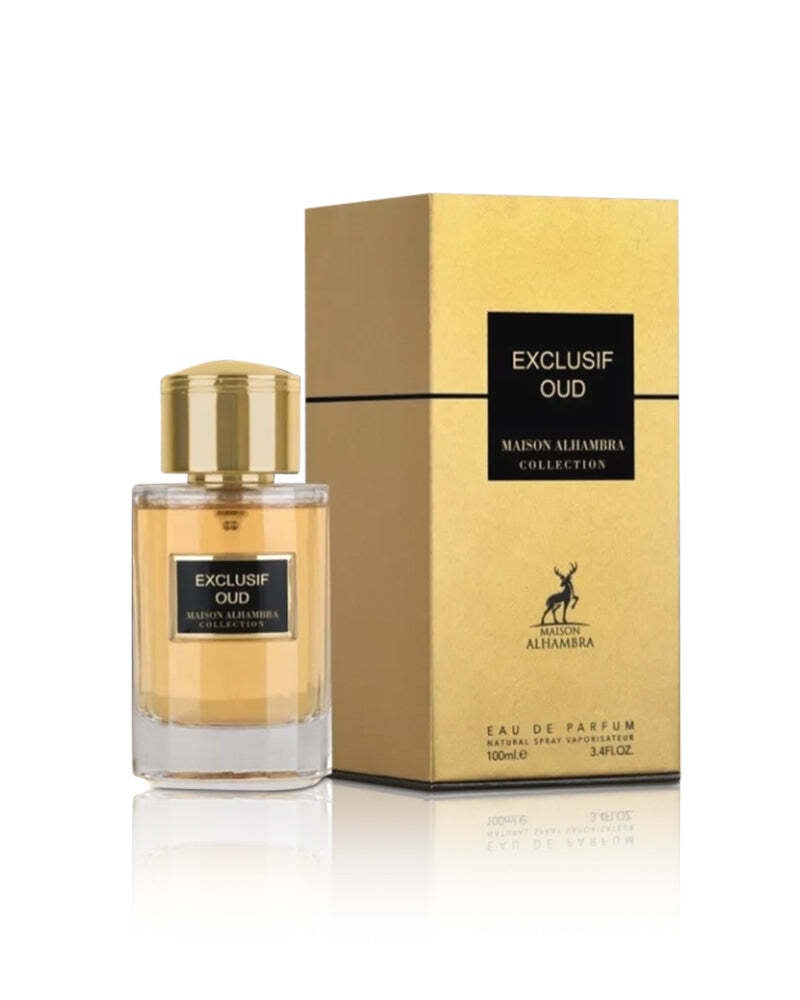 Apa de parfum Exclusif Oud Collection, Maison Alhambra, Barbati - 100 ml - inspirat din Oud Couture C.H.