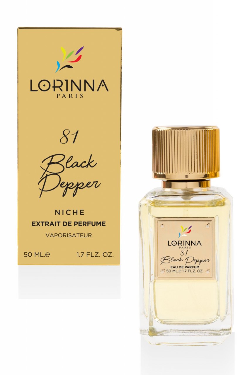 Extract de Parfum Lorinna Black Pepper, Lorinna Paris, Unisex - 50 ml - inspirat din Zielinski  Rozen Black Pepper  Amber Neroli