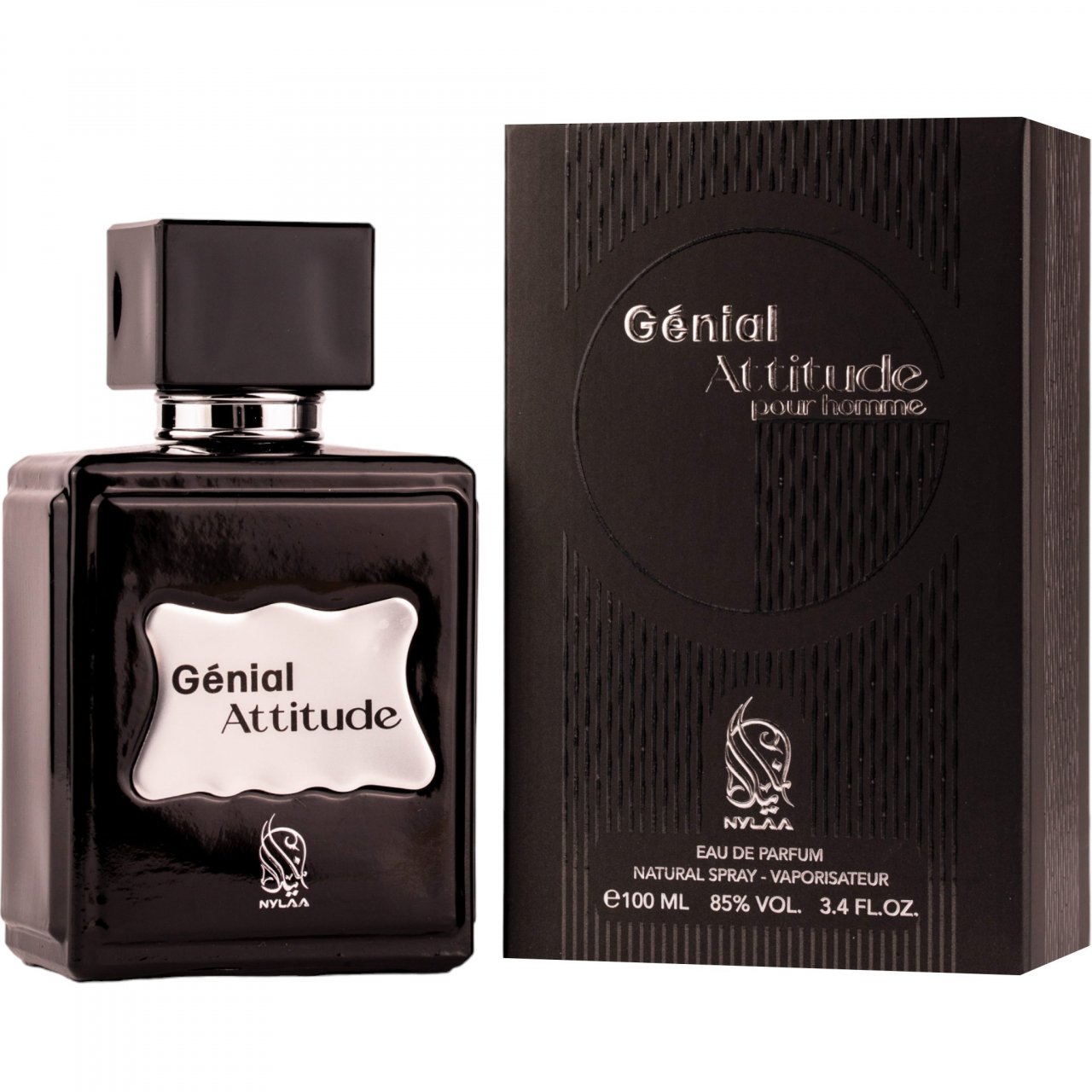 Apa de parfum Genial Attitude, Nylaa, Barbati - 100 ml - inspirat din Guilty Pour Homme Eau De Parfum Gucci