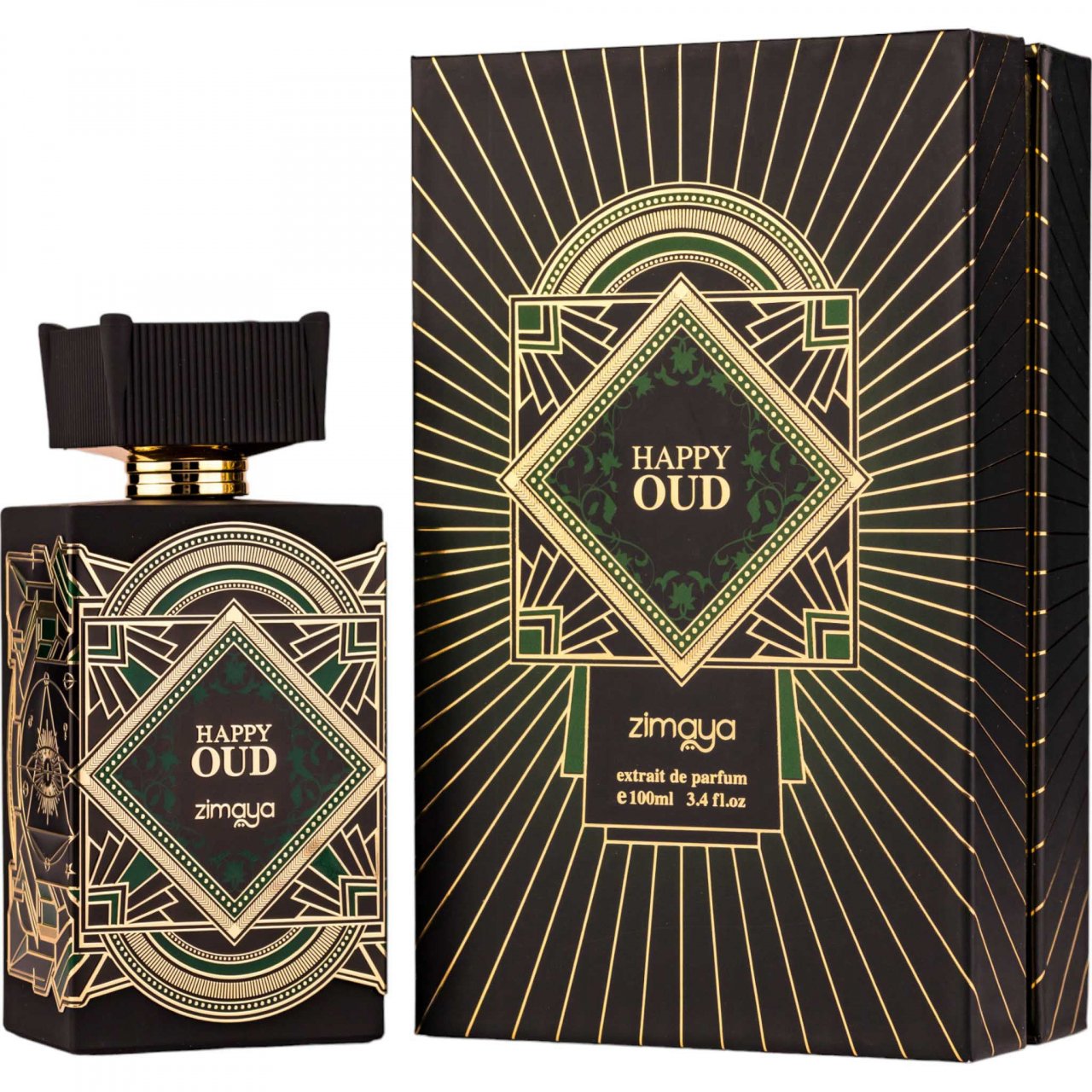 Apa de parfum Happy Oud, Zimaya, Unisex - 100 ml - inspirat din Meydan Dubai By Spirit Of Dubai