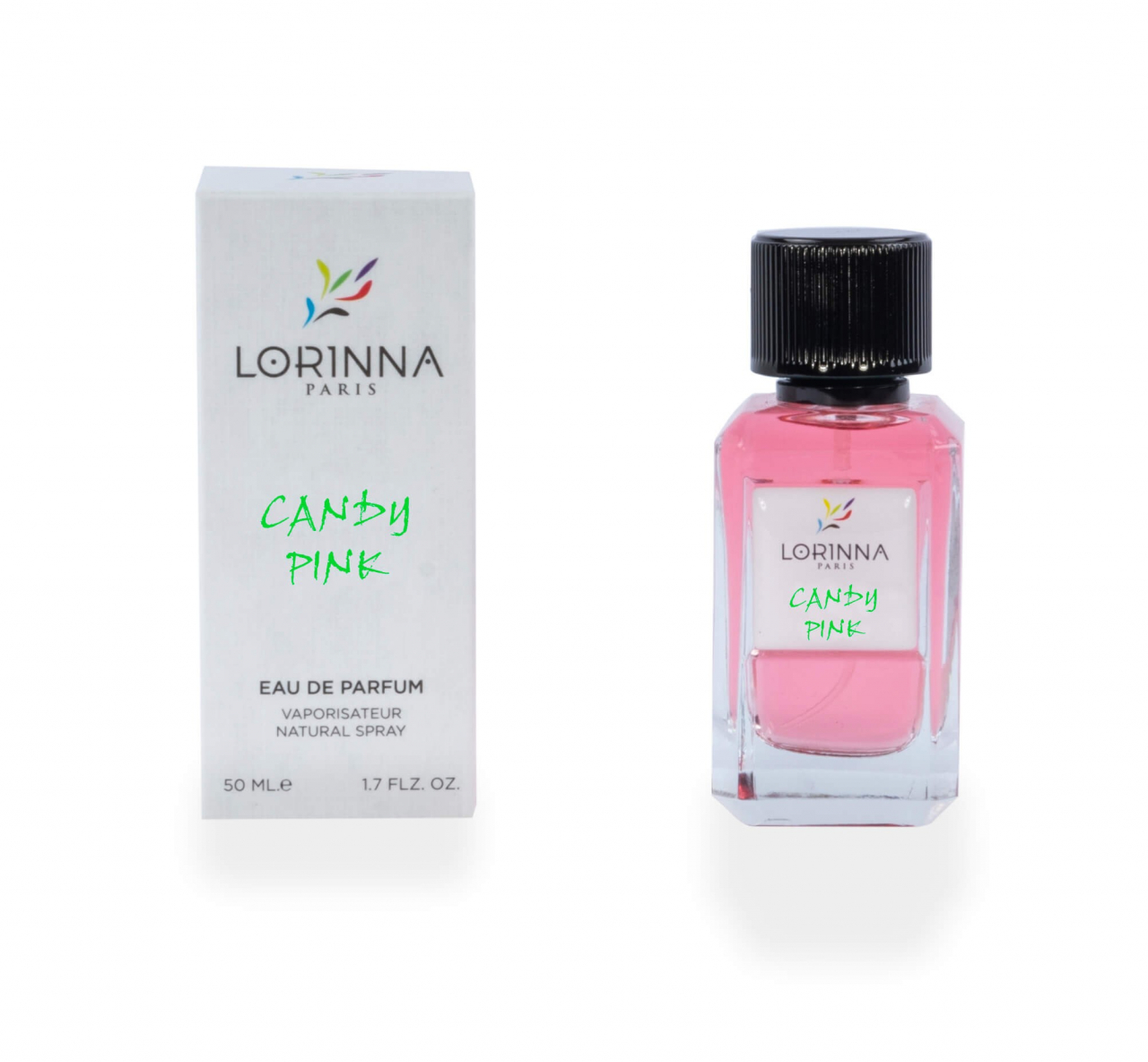 Apa de parfum Lorina Candy Pink, Lorinna Paris, Unisex - 50 ml