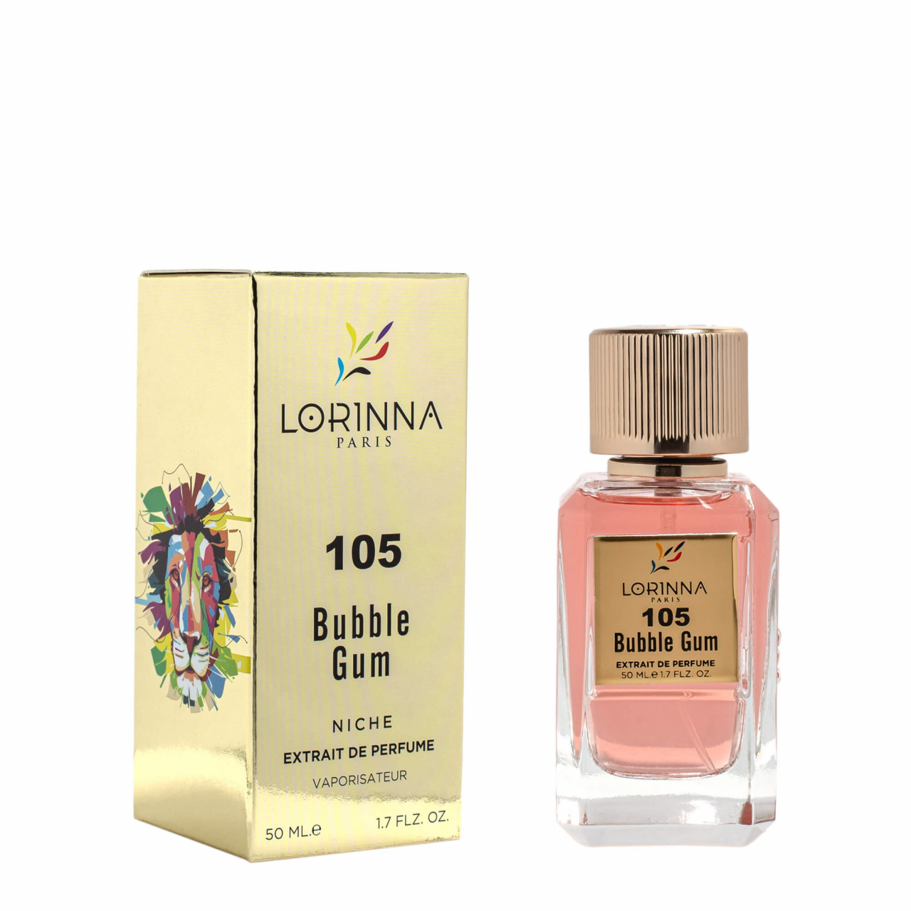 Extract de parfum Lorinna Bubble Gum, no.105, Lorinna Paris, Femei - 50 ml - inspirat din Moschino Bubble Gum