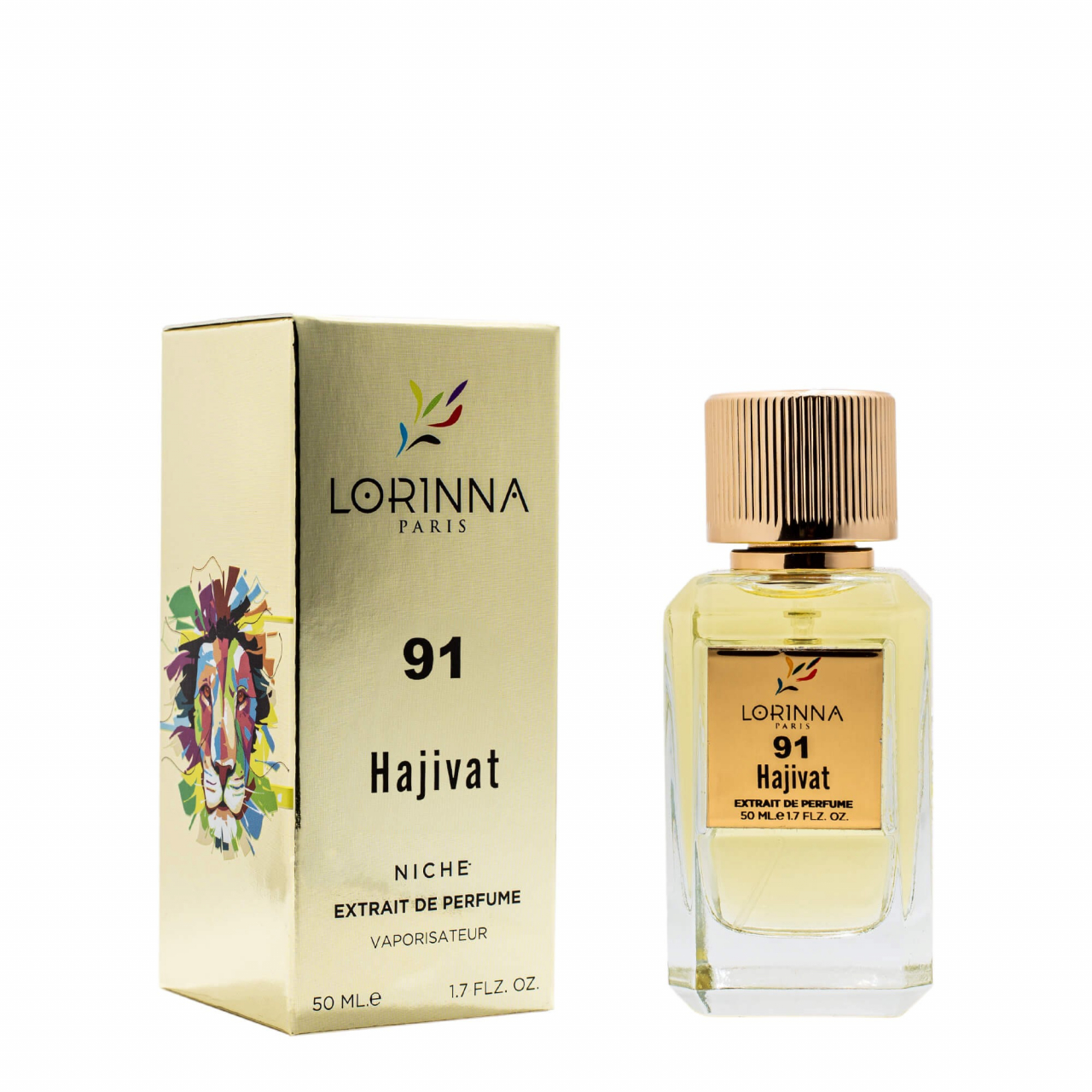 Extract de parfum Lorinna Hajivat No.91, Lorinna Paris, Unisex - 50 ml